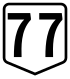 Route 77 shield