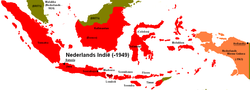 Location of  Hindia-Belanda