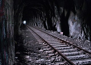 Tunnel 2: Industrispåret mot norr 2009