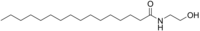 Skeletal formula of palmitoylethanolamide