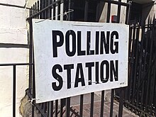 Polling station in Camberwell Polling station 6 may 2010.jpg