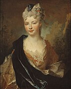 Nicolas de Largillière: Porträt einer jungen Dame (Duchesse de Beaufort ?), 1714