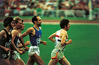 1500-Meter-Halbfinale der Männer 1972: ganz links in schwarz Rod Dixon