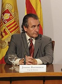 Jaume Bartumeu (2009–2011) (1954-11-10) 10 November 1954 (age 69)   PS
