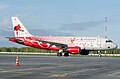 sebuah Pesawat siri Airbus A319 milik Syarikat Penerbangan Rossiya dengan Livery Sportolet