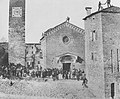 La demolizione dell'antica pieve di San Paolo (1864).