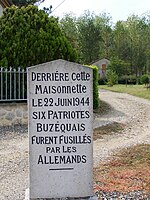 Monument aux fusillés du 22 juin 1944