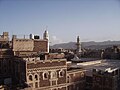 De Grote moskee van Sanaa in Jemen