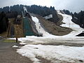 De schansen in Garmisch-Partenkirchen