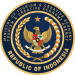 Seal of the Ministry of Tourism and Creative Economy of the Republic of Indonesia (English version).svg