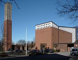 St. Ignatius, Südviertel (1960; Turm 2013 niedergelegt)