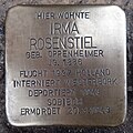 Stolperstein für Irma Rosenstiel geb. Oppenheimer