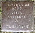 Stolperstein für ein Romm, Stein-Nr. 114 (Holzmarkt 1)