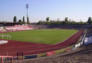 Blick in das Südweststadion