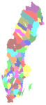Sveriges LA-regioner sedan 2010[1].