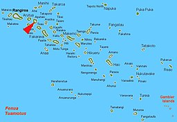 Apatakis läge i Tuamotuöarna