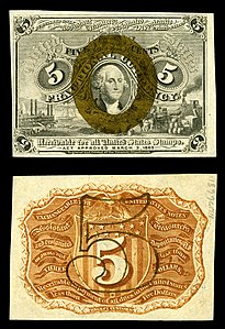 $0.05 - Fr.1232 George Washington