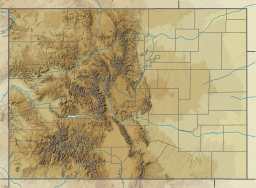Location of McPhee Reservoir in Colorado, USA.