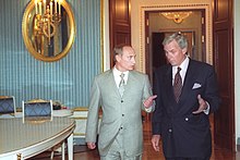 Putin with Tom Brokaw before an interview on 2 June 2000 Vladimir Putin with Tom Brokaw-1.jpg