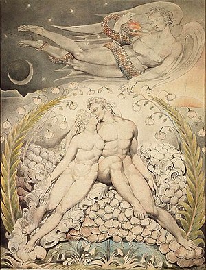 William Blake - Satan Watching the Caresses of...