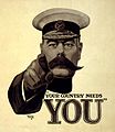Original Kitchener, Your Country Needs You poster.