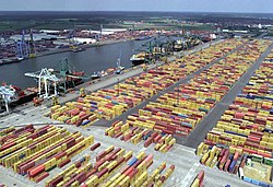 Port of Antwerp, Belgium.