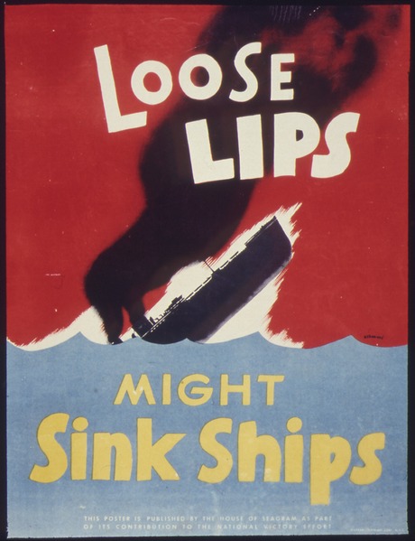 "Loose lips might sink ships" - NARA - 513543