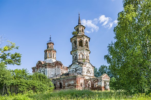 349. Церковь Владимирской Богоматери, Верхкумёны, Кумёнский район Автор — Ele-chudinovsk