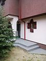 The seat of the Metropolitan of Diocese of Kumanovo and Osogovo in the church yard