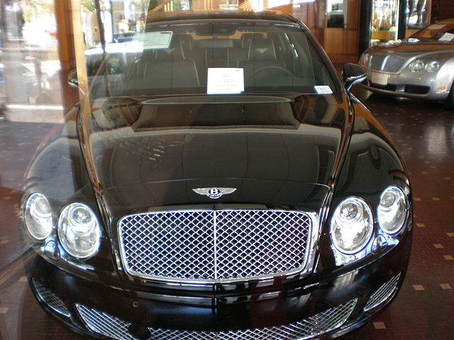 File2009 black Bentley Continental Flying Spur Speed front