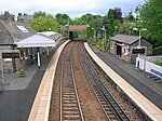 Aberdour Railway Station, Including Shelter, Footbridge And Signal Box