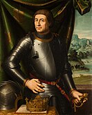 Il re d'Aragona Alfonso V (dipinto di Juan de Juanes, XVI sec.)