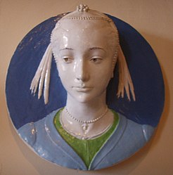 Andrea della Robbia, Buste d'une jeune fille (it), 1465-1470