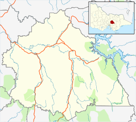 Taggerty is located in Shire of Murrindindi