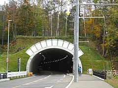 盤渓北ノ沢トンネル 盤渓側入口