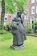 Statue einer Beginen-Nonne