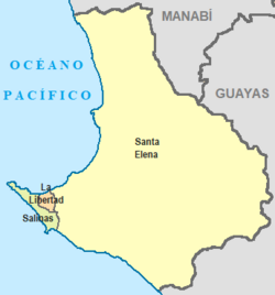 Cantons o Santa Elena Province