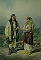 Костюм Буковины, картина Кароя Сатмари, 1870-е годы