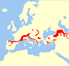 Mapa występowania