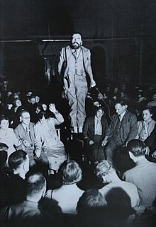 Colin Evans, who claimed spirits levitated him into the air, was exposed as a fraud. Colin Evans fraud in 1938.jpg