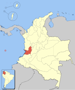 Dipartimento di Valle del Cauca - Localizzazione