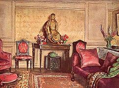 A Pink Drawing-Room, Howbridge Hall, Witham, Colour and Interior Decoration, Country Life, 1926