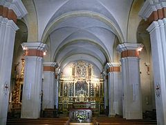 Intérieur de l'église.