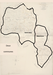 En 1845, Meyronne redevient commune