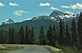 Copper Mountain (right) from Bow Valley Parkway