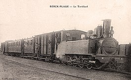 Photograph of a train at Berck-Plage