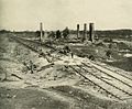 Confederate General John B. Hood ordered this destruction of railway and rolling stock in Atlanta to prevent resources from falling into the hands of Sherman's Union troops.