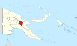 Provincia degli Altopiani Orientali – Localizzazione