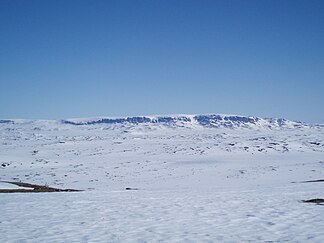 Das Hallingskarvet-Massiv von Süden aus