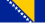 Bandiera della nazione Bosnia-Erzegovina